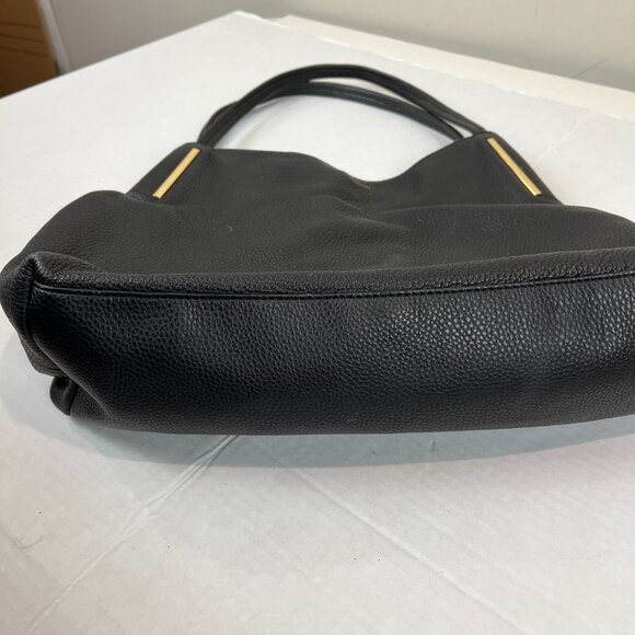 Women's Black pebbled leather Vince Camuto Shoulder Tote - Picture 10 of 12